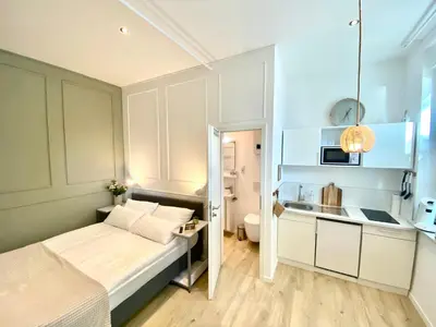 Ein Bett oder Betten in einem Zimmer der Unterkunft Studio 229