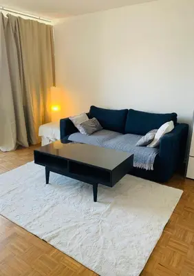 Ein Sitzbereich in der Unterkunft Business Messe Apartment & Wellness Spa