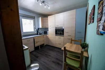 Küche/Küchenzeile in der Unterkunft Schöne Ferienwohnung in ruhiger Lage