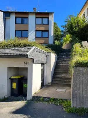 Das Gebäude in dem sich die Ferienwohnung befindet