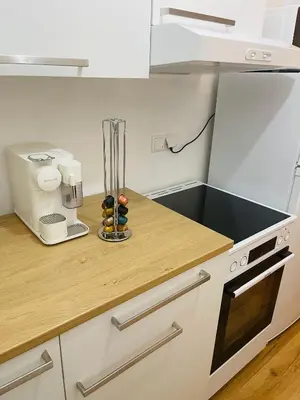 Küche/Küchenzeile in der Unterkunft modern * gemütlich * Nespresso * Terrasse * Netflix