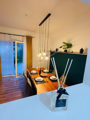 Ein Bett oder Betten in einem Zimmer der Unterkunft modern * gemütlich * Nespresso * Terrasse * Netflix