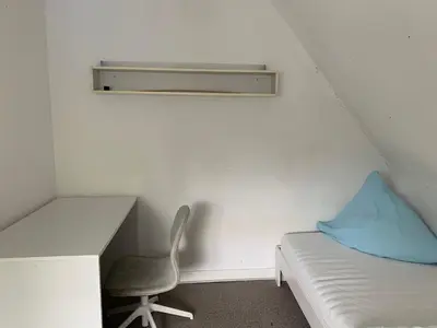 Ein Sitzbereich in der Unterkunft Knusperhäuschen