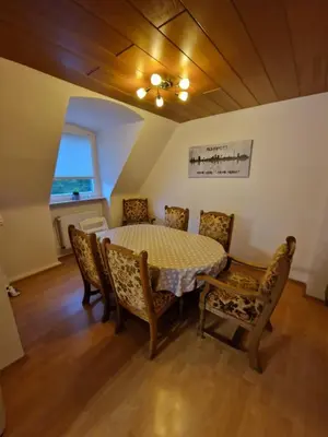 Ein Sitzbereich in der Unterkunft Ruhrpottbude - Private Ferienwohnung im Herzen des Ruhrgebiets