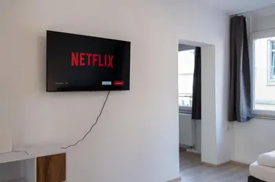 TV/Unterhaltungsangebot in der Unterkunft Business Apartment 1 Essen