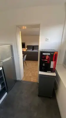 Ein Bett oder Betten in einem Zimmer der Unterkunft MyHome-Tiny -stilvollen Ruhepol