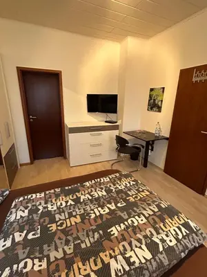 TV/Unterhaltungsangebot in der Unterkunft Privatzimmer Haus Grünewald