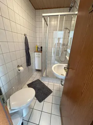 Ein Badezimmer in der Unterkunft Privatzimmer Haus Grünewald