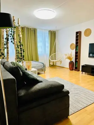 Ein Sitzbereich in der Unterkunft Mülheim an der Ruhr innenstadt