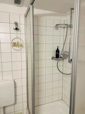 Ein Badezimmer in der Unterkunft Mülheim an der Ruhr innenstadt