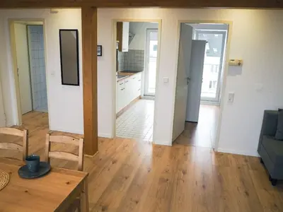 Ein Sitzbereich in der Unterkunft City Wohnung Zentral 89-12
