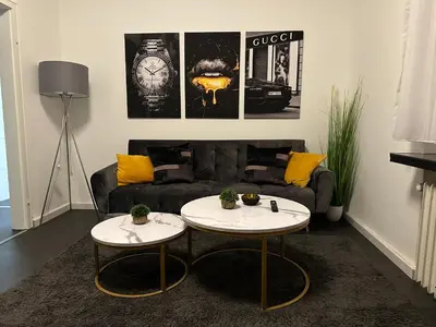 Ein Sitzbereich in der Unterkunft Butler Suites