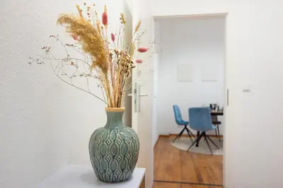 Ein Sitzbereich in der Unterkunft ruhrApartments - für 5 - Nähe A40 - fastWIFI - perfekt für Familien und Geschäftsreisen