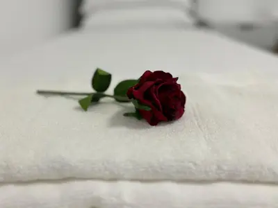 Ein Bett oder Betten in einem Zimmer der Unterkunft Messe HV-1