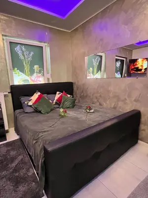 Ein Bett oder Betten in einem Zimmer der Unterkunft Ferienwohnung SPA Delluxe
