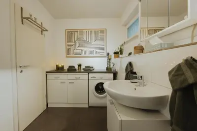 Grundriss der Unterkunft 40qm Wohlfühl-Apartment im Grünen mit Sorglospaket