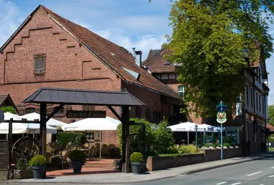 Das Gebäude in dem sich das Hotel befindet