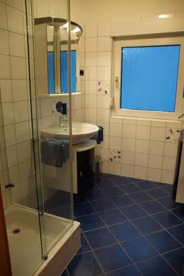 Ein Badezimmer in der Unterkunft Vierzimmerwohnung am Harkortsee