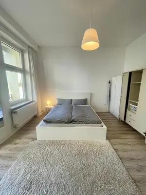Grundriss der Unterkunft Altbauwohnung mit 2 Balkonen