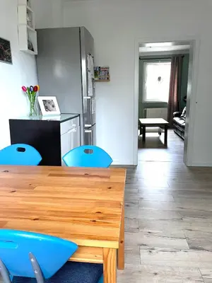 Küche/Küchenzeile in der Unterkunft City Wohnung in Haltern gratis Parken, Netflix & Wäschepaket