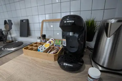 Kaffee-/Teezubehör in der Unterkunft MIRA StudioApartments NEU