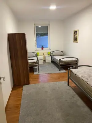 Ein Bett oder Betten in einem Zimmer der Unterkunft Apartment bei Michael Bochum