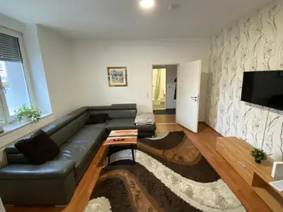 TV/Unterhaltungsangebot in der Unterkunft Apartment bei Michael Bochum