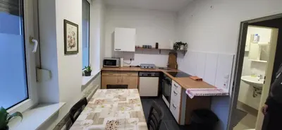 Küche/Küchenzeile in der Unterkunft Apartment bei Michael Bochum