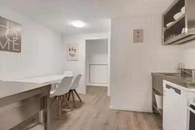 Küche/Küchenzeile in der Unterkunft Stilvoller Bungalow in Selm-Cappenberg