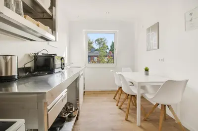 Küche/Küchenzeile in der Unterkunft Stilvoller Bungalow in Selm-Cappenberg