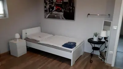 Ein Bett oder Betten in einem Zimmer der Unterkunft Work & Stay Apartments- mit Einzelzimmer
