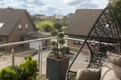 Das Gebäude in dem sich die Ferienwohnung befindet