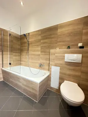 Ein Badezimmer in der Unterkunft Uniklinikum und Messe Essen, Netflix, Wlan