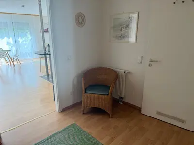 Ein Sitzbereich in der Unterkunft Private Apartment with Terrace and Parking