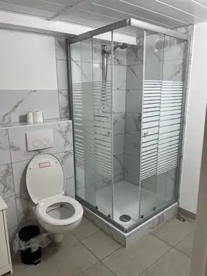 Ein Badezimmer in der Unterkunft Souterrain Wohnung in der Nähe vom Düsseldorfer Flughafen