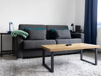 Ein Sitzbereich in der Unterkunft Schmuckstück am Fuße von Rüttenscheid Nähe Zentrum, Uniklinik & Messe Netflix & Prime