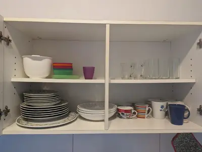 Küche/Küchenzeile in der Unterkunft FeWo Hafen: Apartment in a Great Location