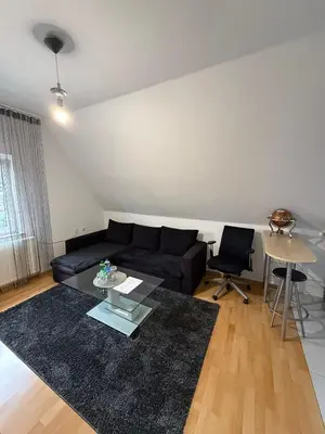 Ein Sitzbereich in der Unterkunft Hammer Wohnung