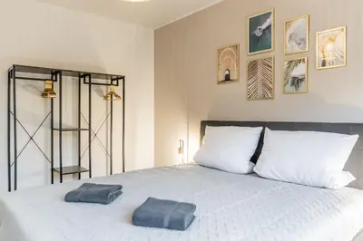 Grundriss der Unterkunft Premium Suite 05 I SmartTV I WiFi I Balkon
