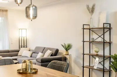 Grundriss der Unterkunft Premium Suite 05 I SmartTV I WiFi I Balkon