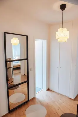 Ein Bett oder Betten in einem Zimmer der Unterkunft Central-Living brown - Wifi - Netflix - 5 Pers