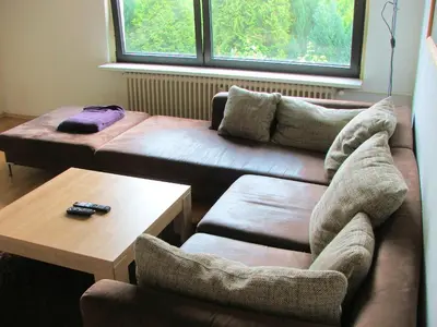 Ein Sitzbereich in der Unterkunft Lea´s Apartment´s