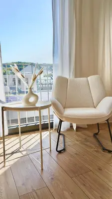 Ein Sitzbereich in der Unterkunft Zentral & Modern - 30 min bis zur Messe in Köln und Düsseldorf