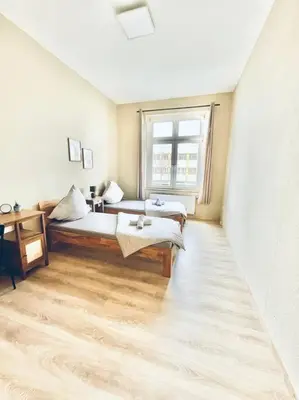 Ein Bett oder Betten in einem Zimmer der Unterkunft Dortmund City Wohnung 85/3