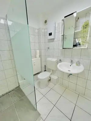 Ein Badezimmer in der Unterkunft Dortmund City Wohnung 85/7