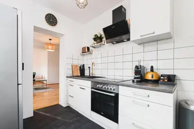 Küche/Küchenzeile in der Unterkunft Smart Home - Wuppertal - Perfect for 4 Guests! Central - Netflix - Schwebebahn - Free Parking Zone