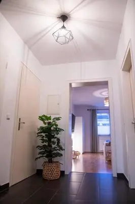 Grundriss der Unterkunft Stilvolles Appartement zwischen Messe und HBF