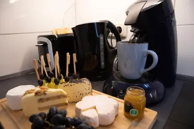 Essen in der Ferienwohnung oder in der Nähe