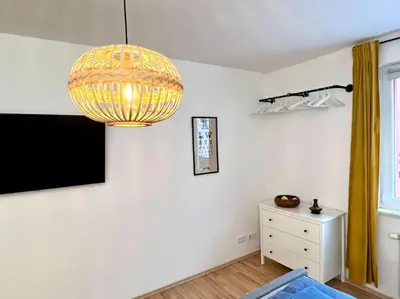 TV/Unterhaltungsangebot in der Unterkunft Ruhig & Zentral - 2 Kingsize Betten - Wi-Fi