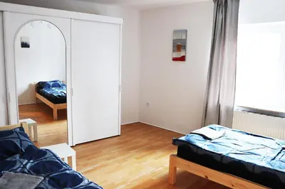 Ein Bett oder Betten in einem Zimmer der Unterkunft Calm & View Apartments in Remscheid